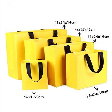 Sacos de papel pequenos para compras